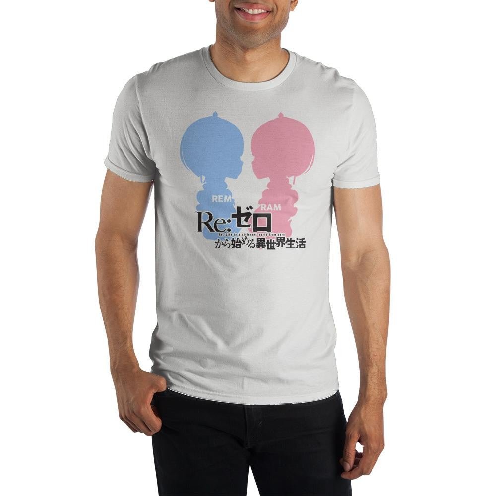 RE:ZERO Re:ゼロから始める異世界生活 - レムとラム / Tシャツ / メンズ - PGS